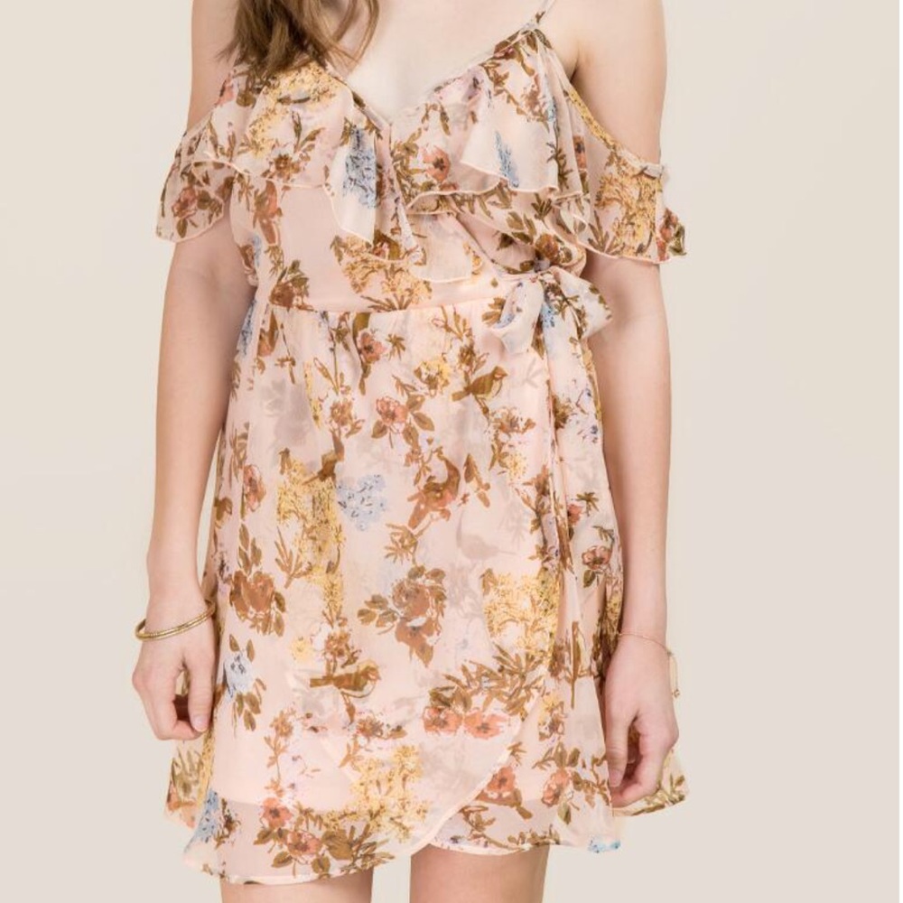 Cold shoulder dress