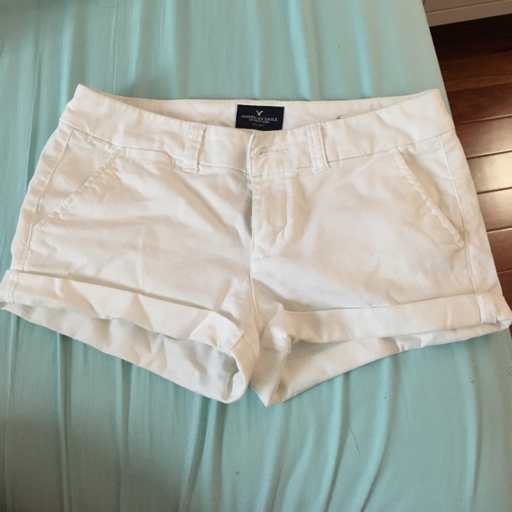 American Eagle White Shorts