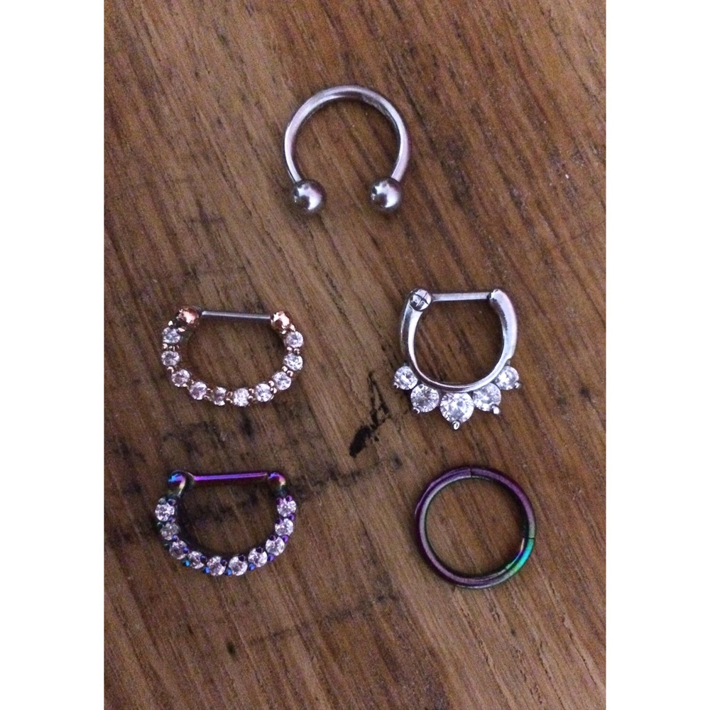 SOLD! Septum Rings 14-16 Gauge