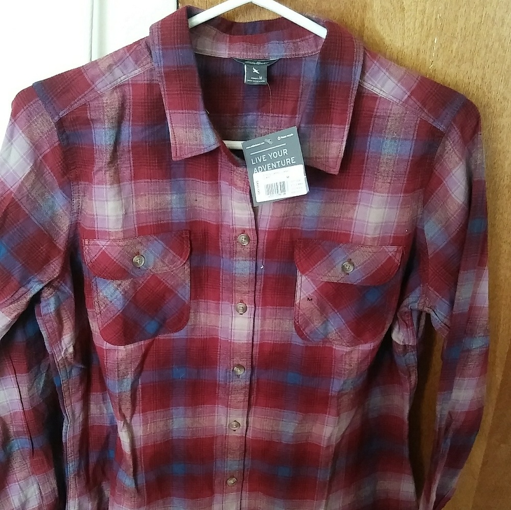 New Eddie Bauer Soft flannel top
