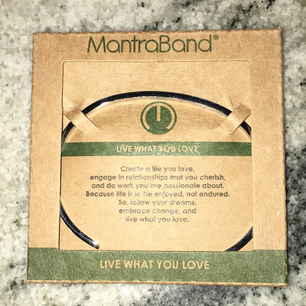 "Live what you love" mantra band