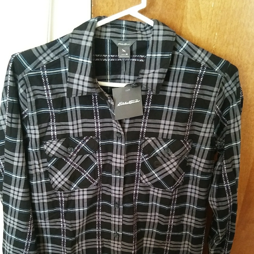 New Eddie Bauer soft flannel top