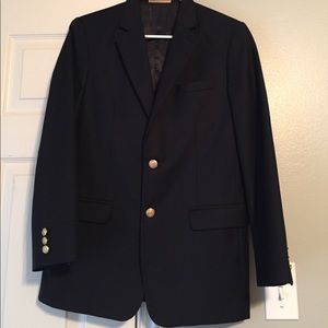 Boys Class Club Navy Blazer with gold buttons