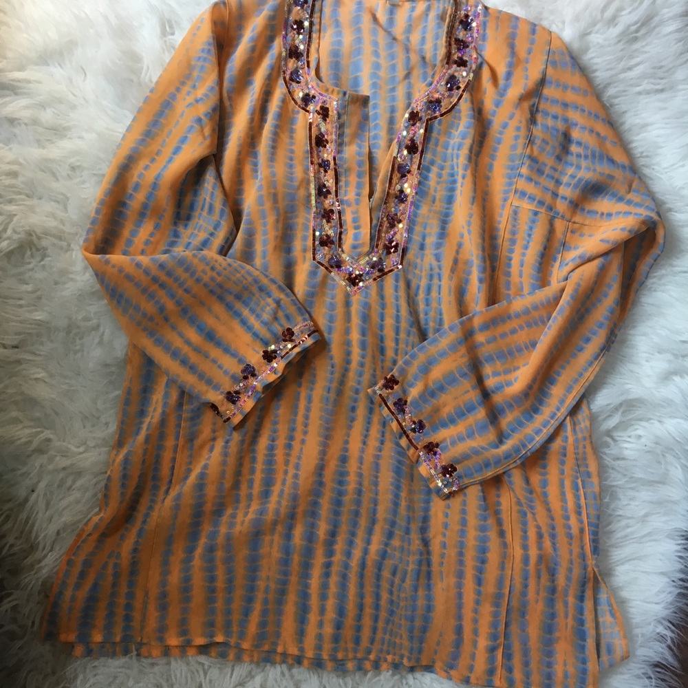 Flowy tie dye tunic