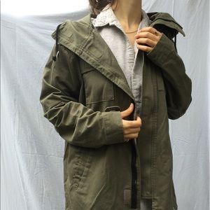 green military overcoat