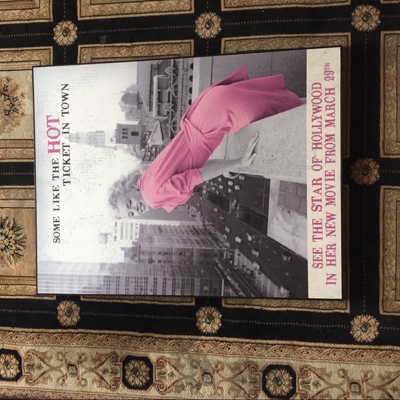 Decorative movie ad canvas fully framed - Picture 1 of 3