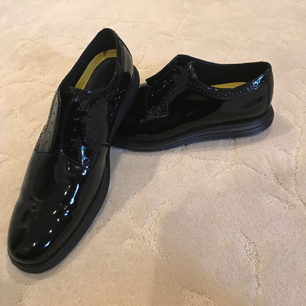 Cole Haan Men's Black Patent Dress Shoes