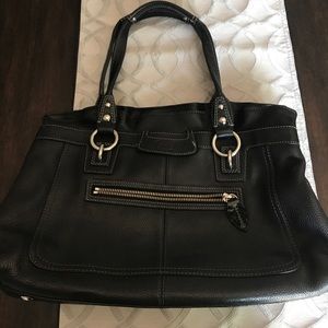 Coach leather bag