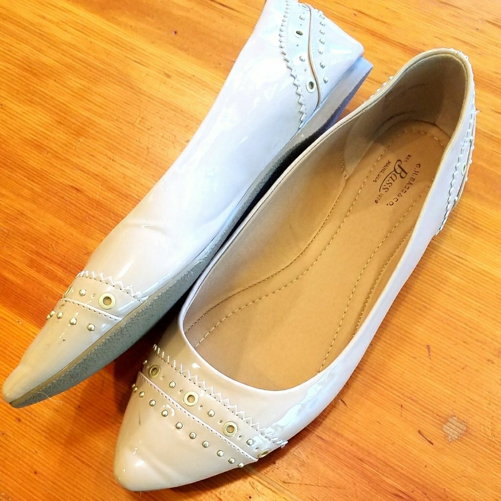 Bass Metal Detail Pointe Flats