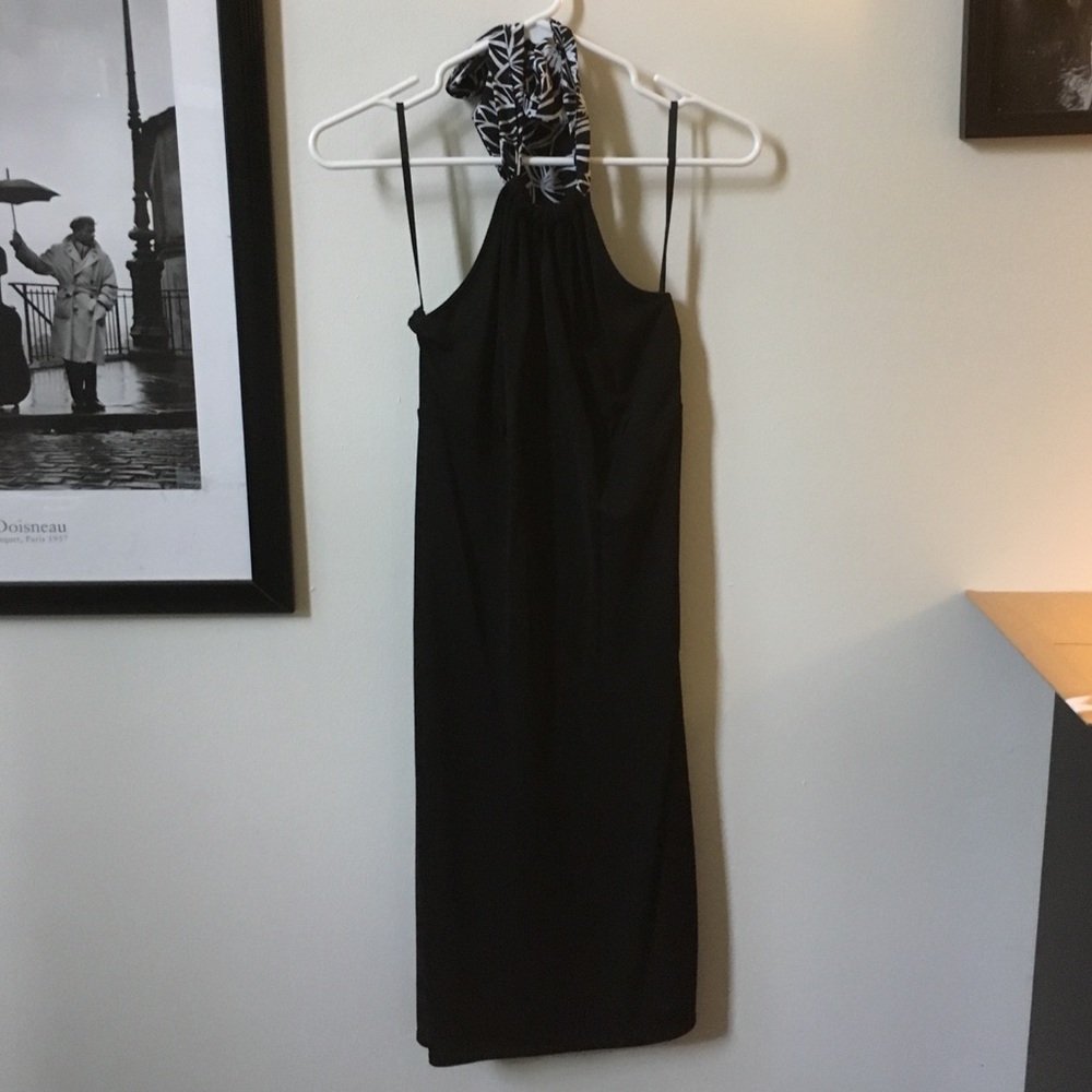 LOFT Keyhole Halter Dress