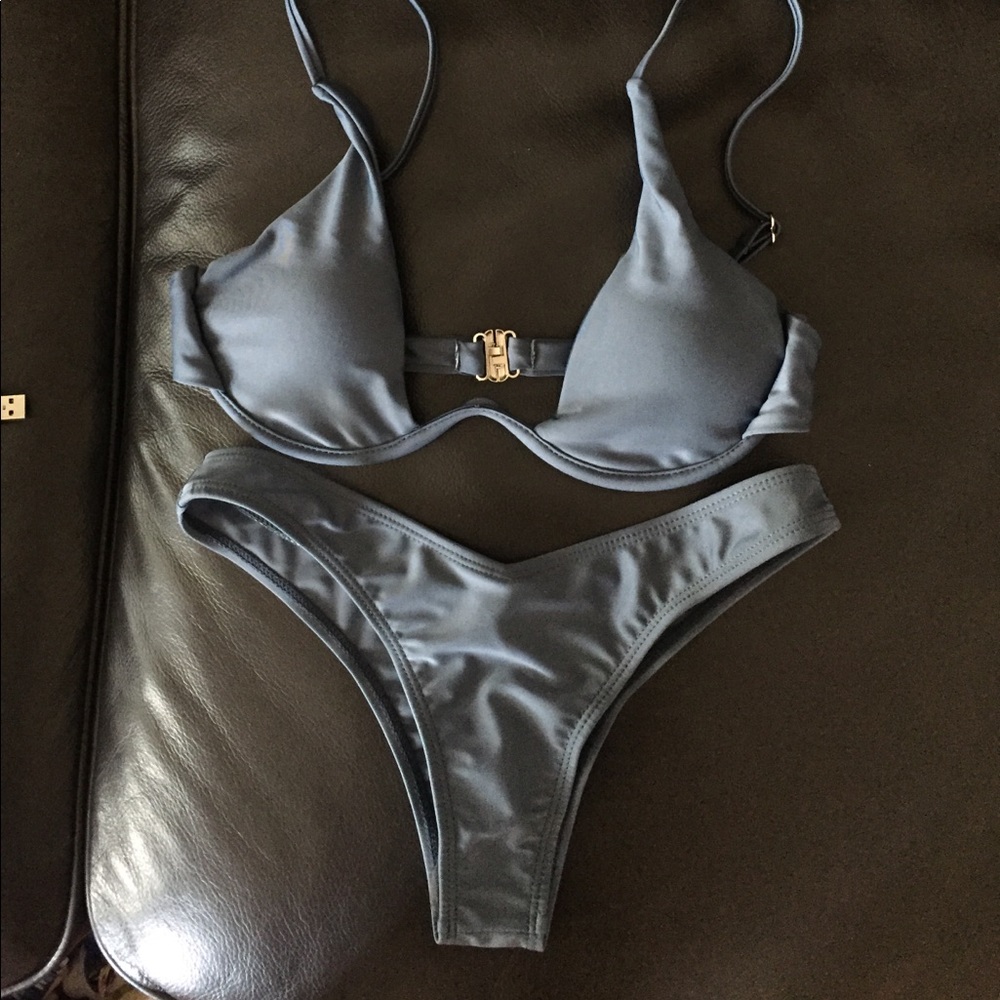 Steel grey swimwear