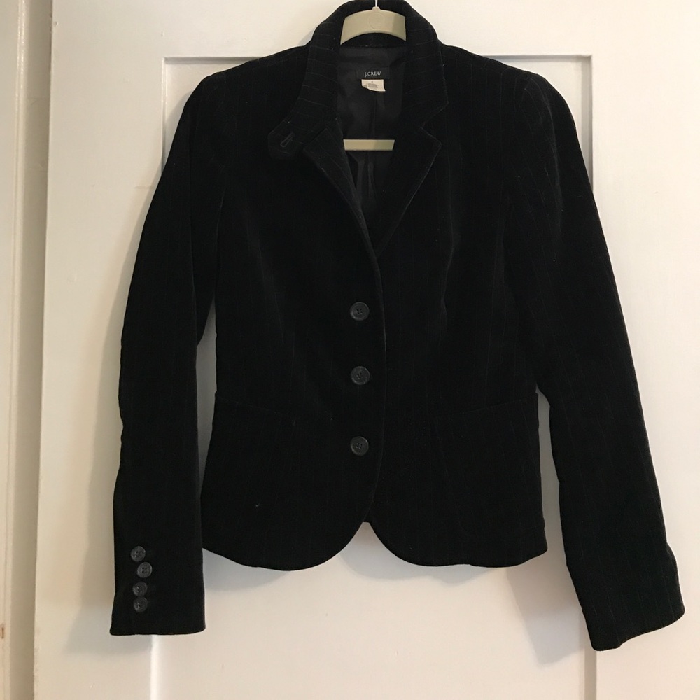 J. crew velvet blazer