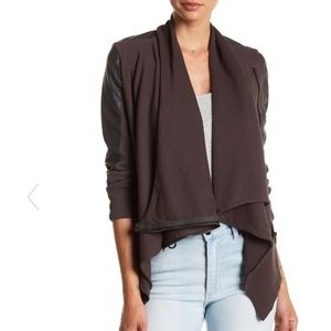 Blank NYC private practice mixed media jacket sz M