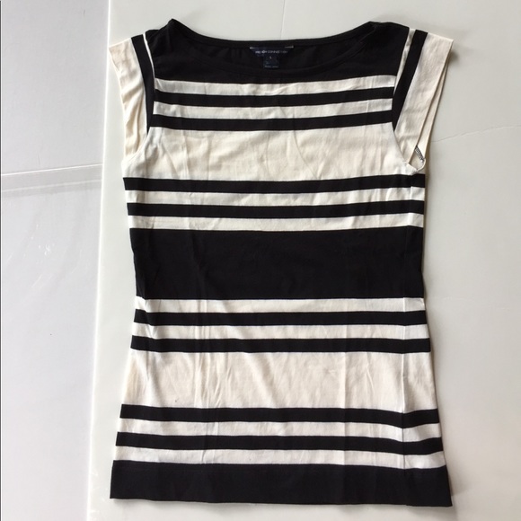 French Connection Tops - French Connection Black/White Shirt-Mint Condition
