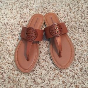 Tan sandals