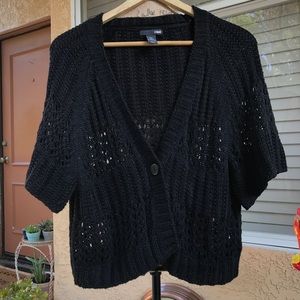 🔥REDUCED🔥 H&M Black Knit Open Front Cardigan