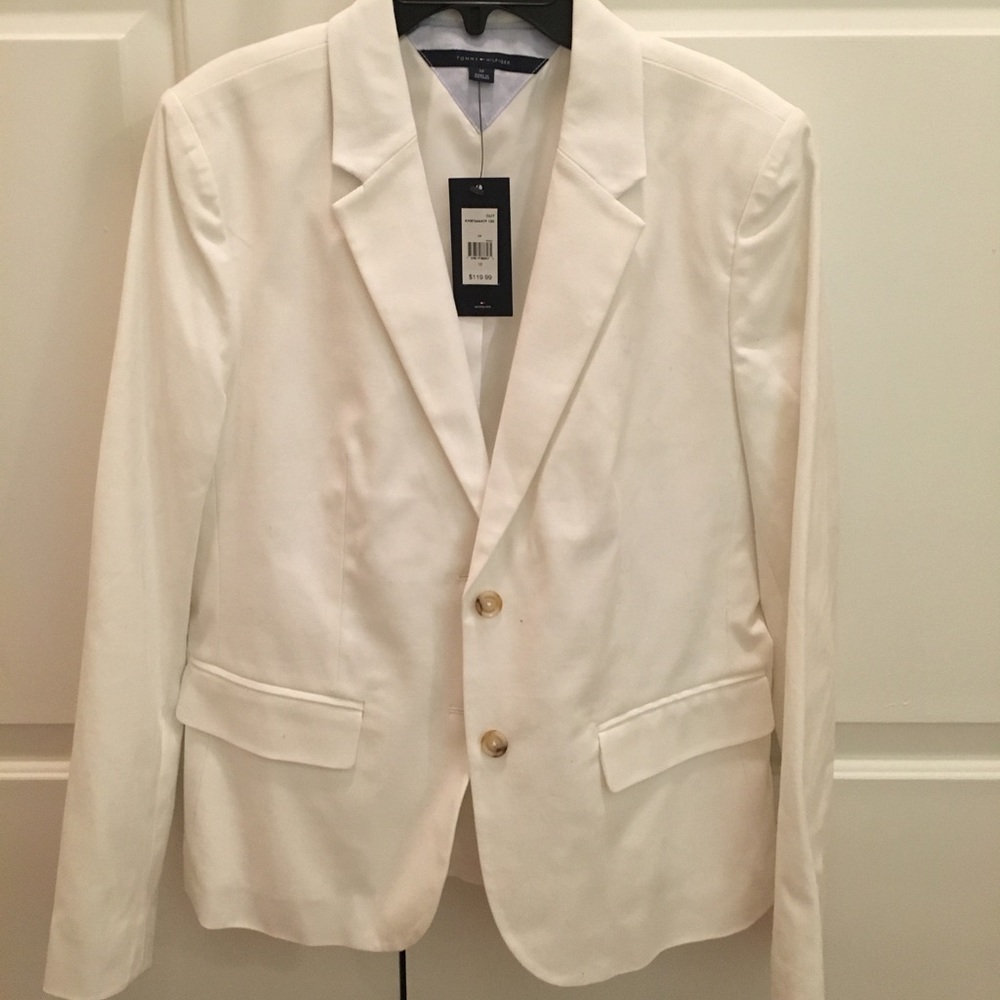 White Tommy Blazer size 10
