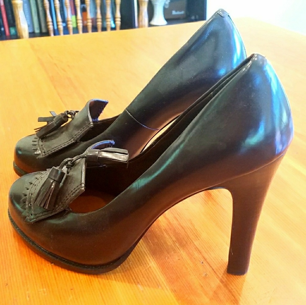 Hot Italian Leather Oxford Pumps