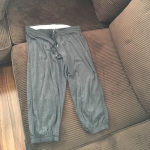 Nike Grey Capri workout sweats, size Medium