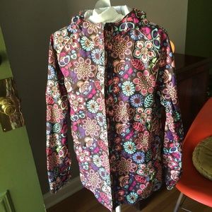 REI girls rain jacket size  L 14-16.