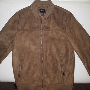 Forever 21 men faux suede jacket.