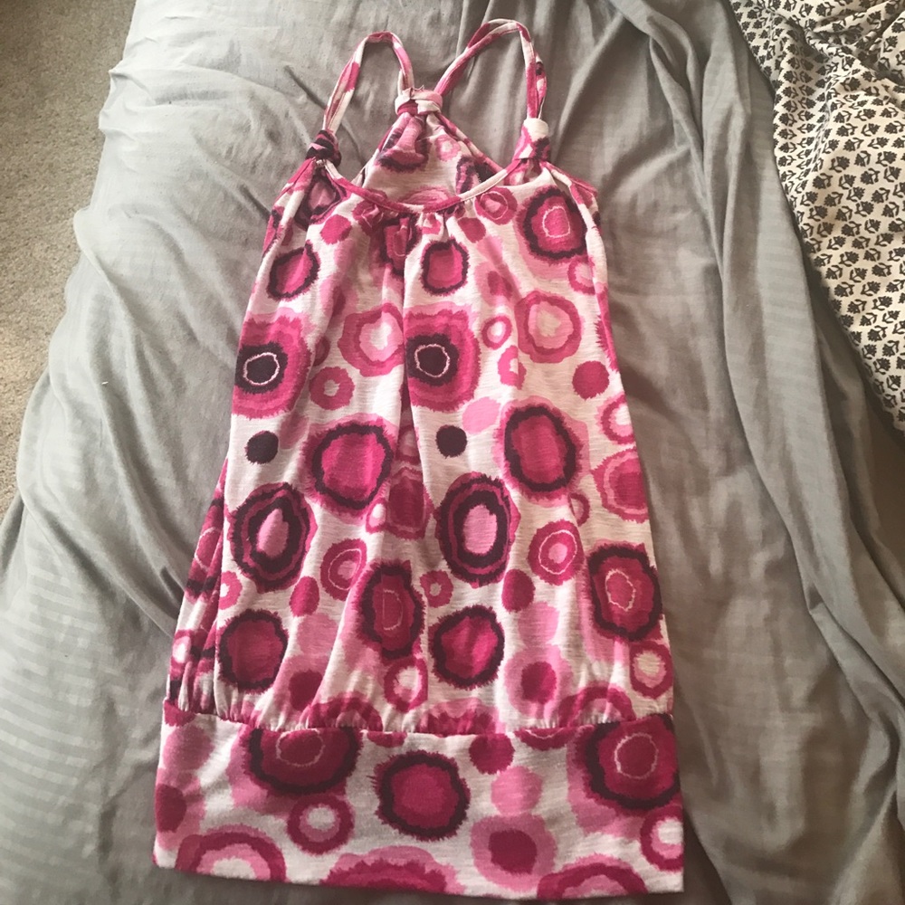 Pink dressy tank top