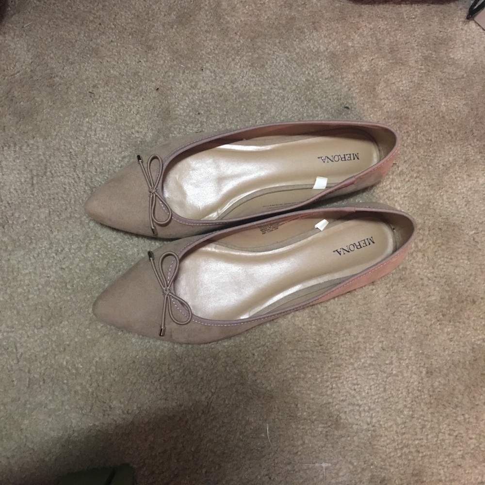 Taupe Merona Flats