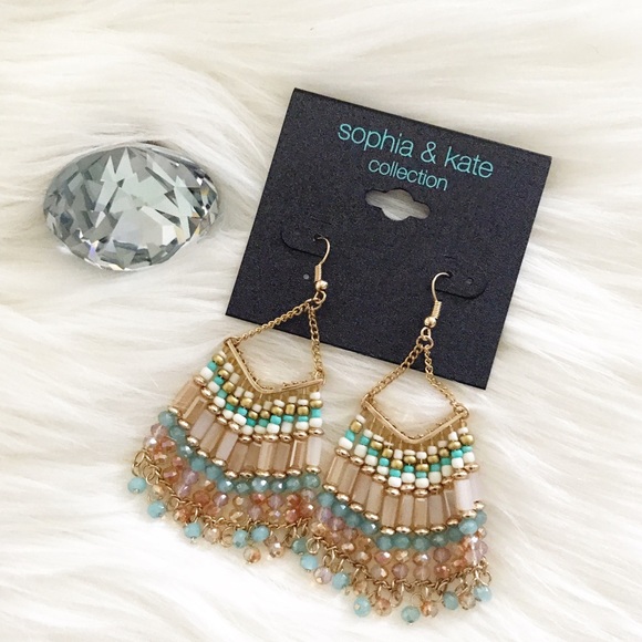 Sophia & Kate Jewelry - Sophia & Kate Chandelier Earrings Goldtone