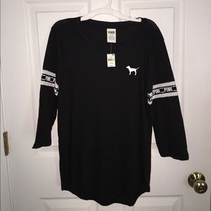 Black PINK long sleeved shirt