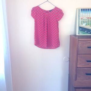 Bastille tulip sleeve blouse