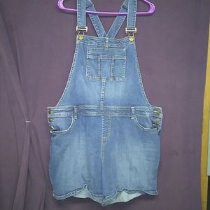 Torrid plus size shorts overalls 20