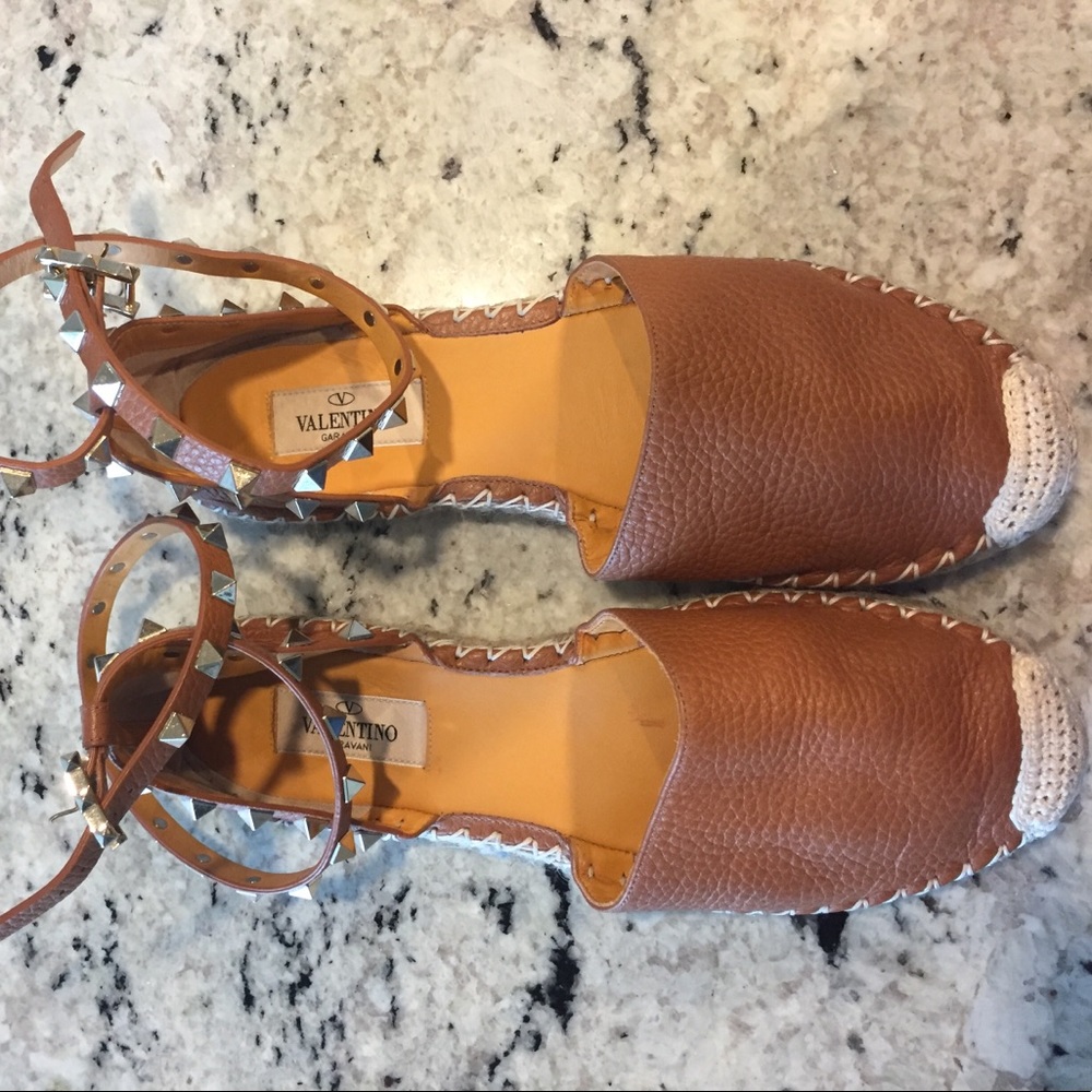 Valentino Rockstud Espadrilles