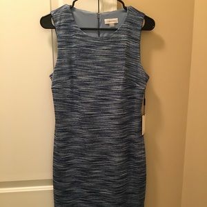 Blue Calvin Klein dress
