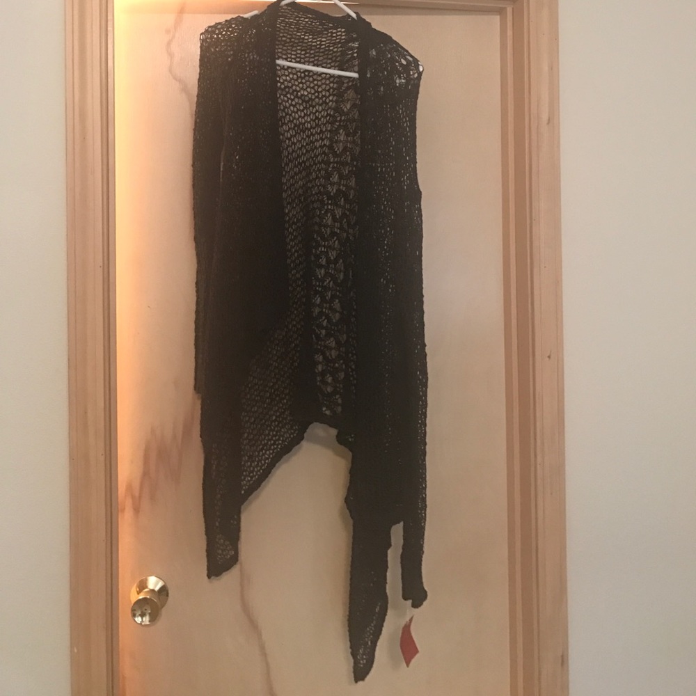 Long sleeve black cardigan brand new with tags!