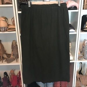 VINTAGE STRETCH SWEATER SKIRT