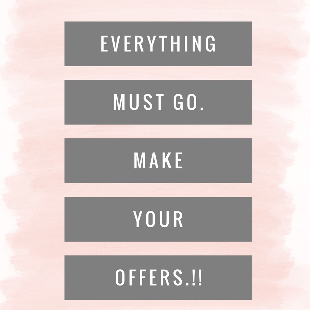 Everything must go