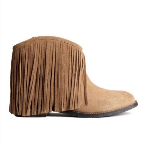 H&M Fringe Booties - Picture 2 of 6