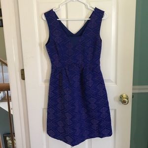 Anthropologie Blue Dress