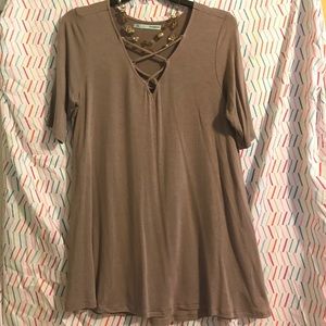 Maurice top. Mauve color.