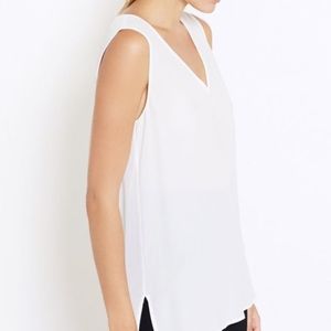 Equipment Sleeveless Silk Tank XS
