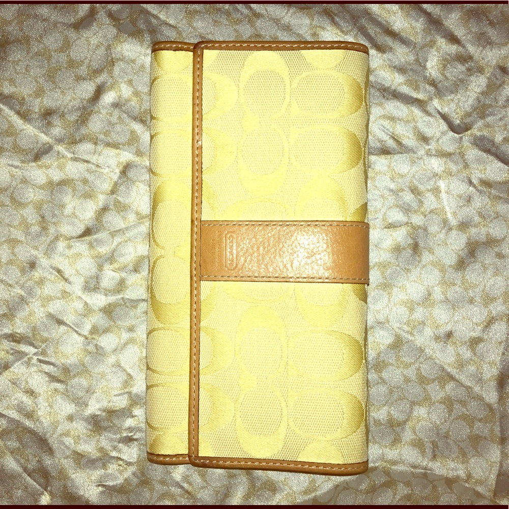 Authentic coach wallet
