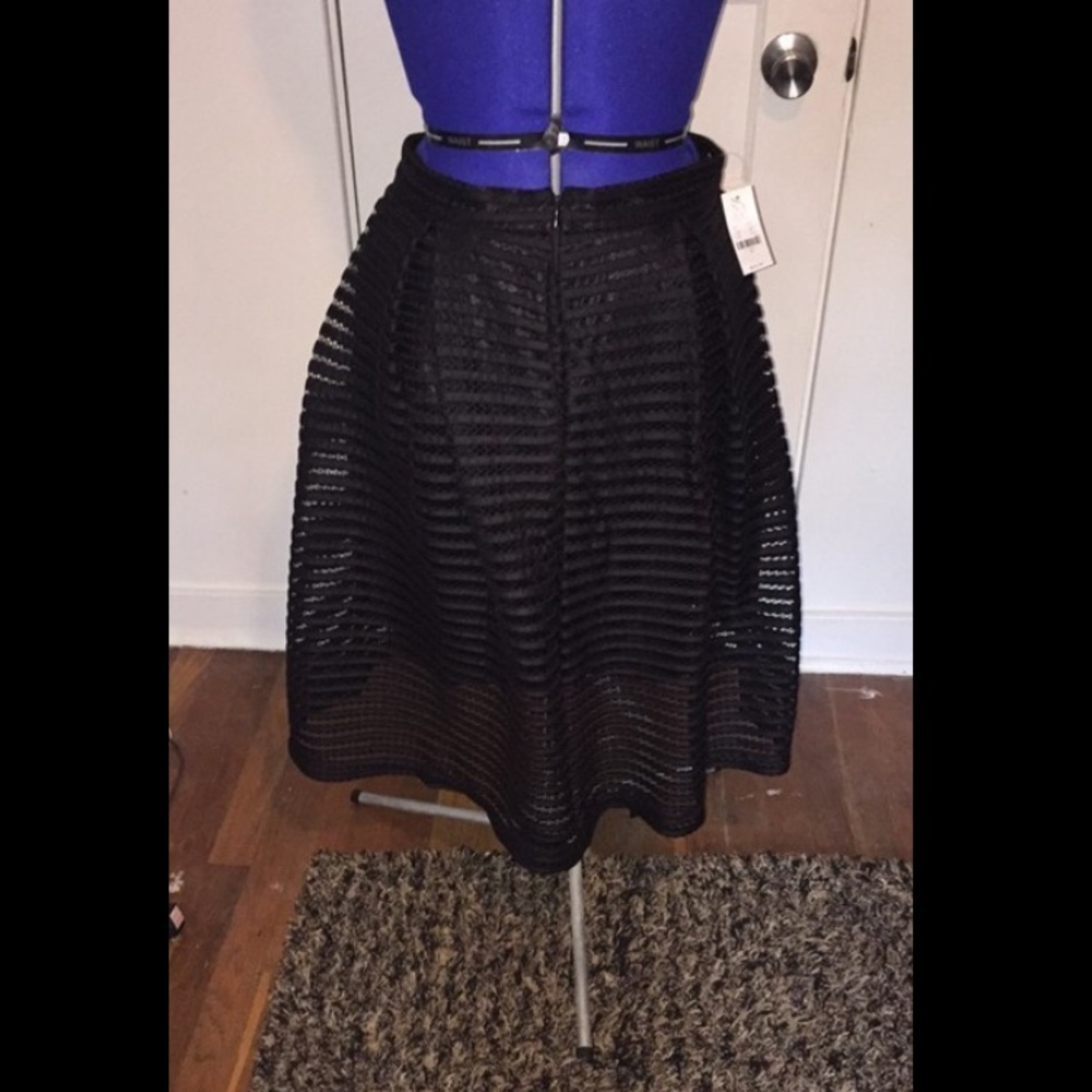 Black High Waisted Skirt