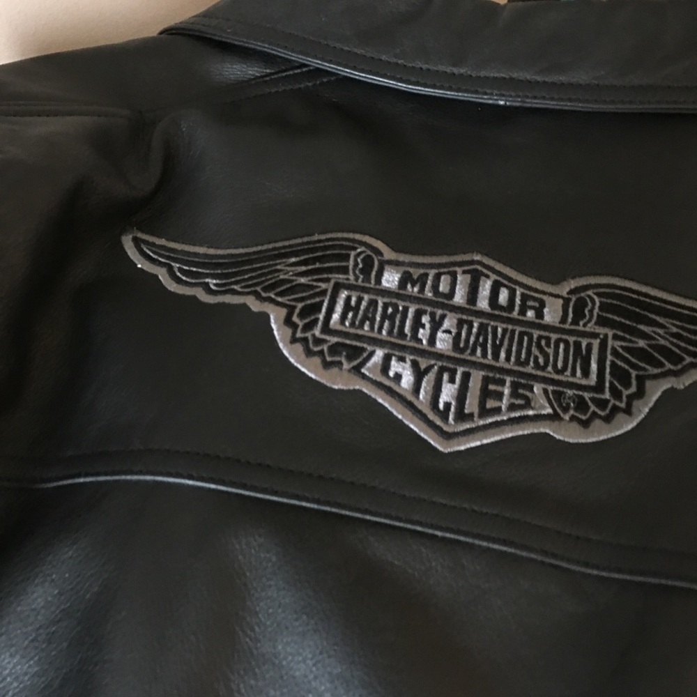 Large Men's Harley Davidson Leather Jacket