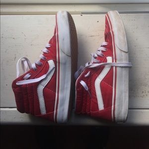 Red High Top Vans