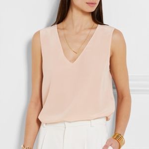 Equipment Sleeveless Silk Tank XS