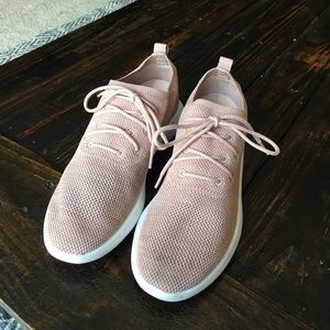 ALDO women's light pink onefour sneakers.