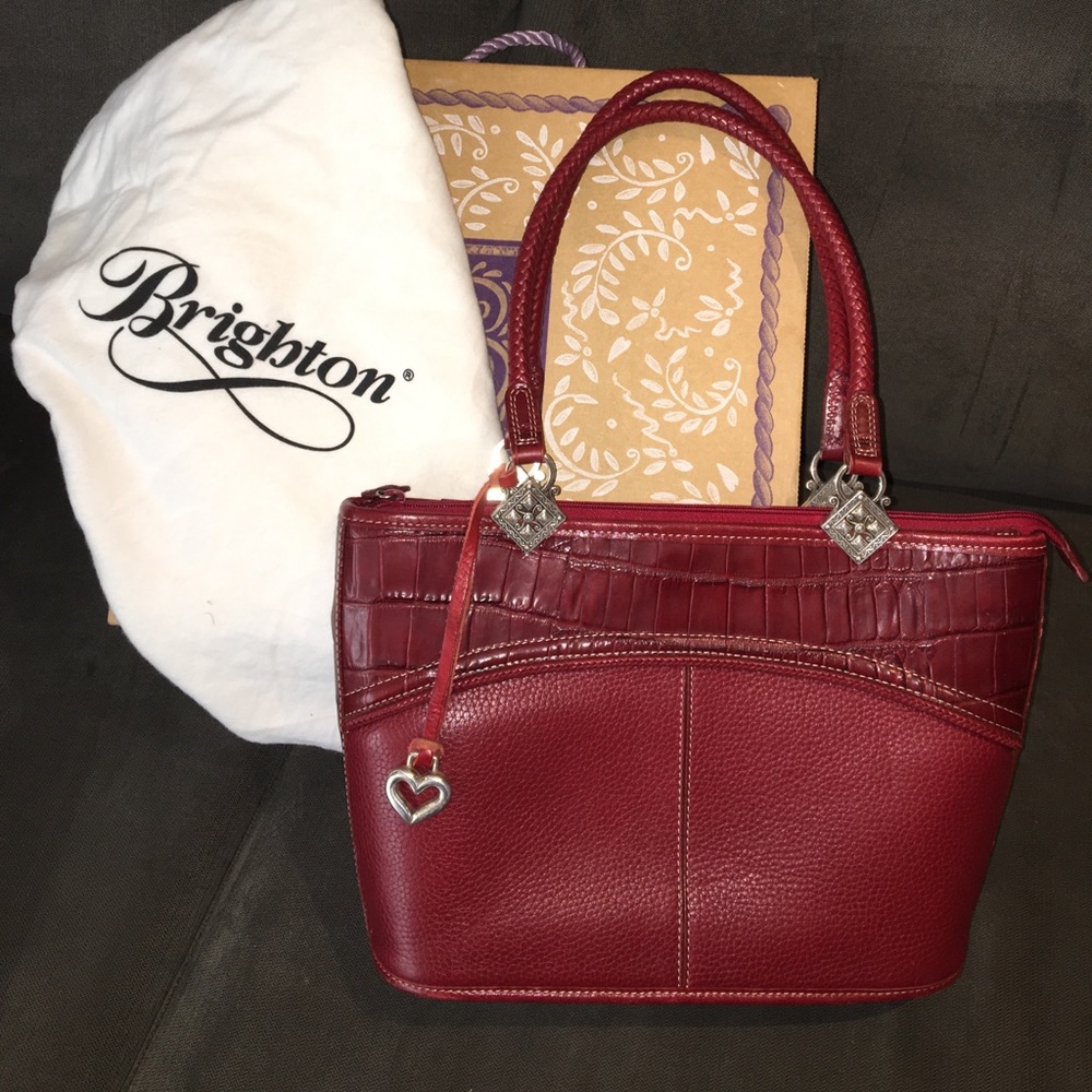 Beautiful Red Brighton Handbag