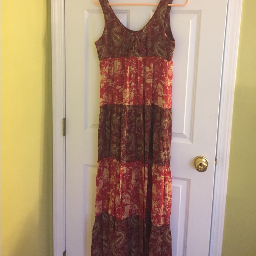 Long maxi dress.