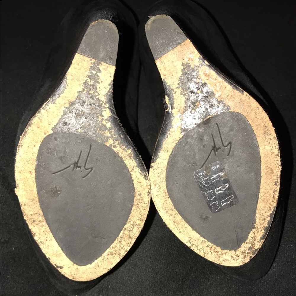 Suede high wedge - Picture 2 of 3