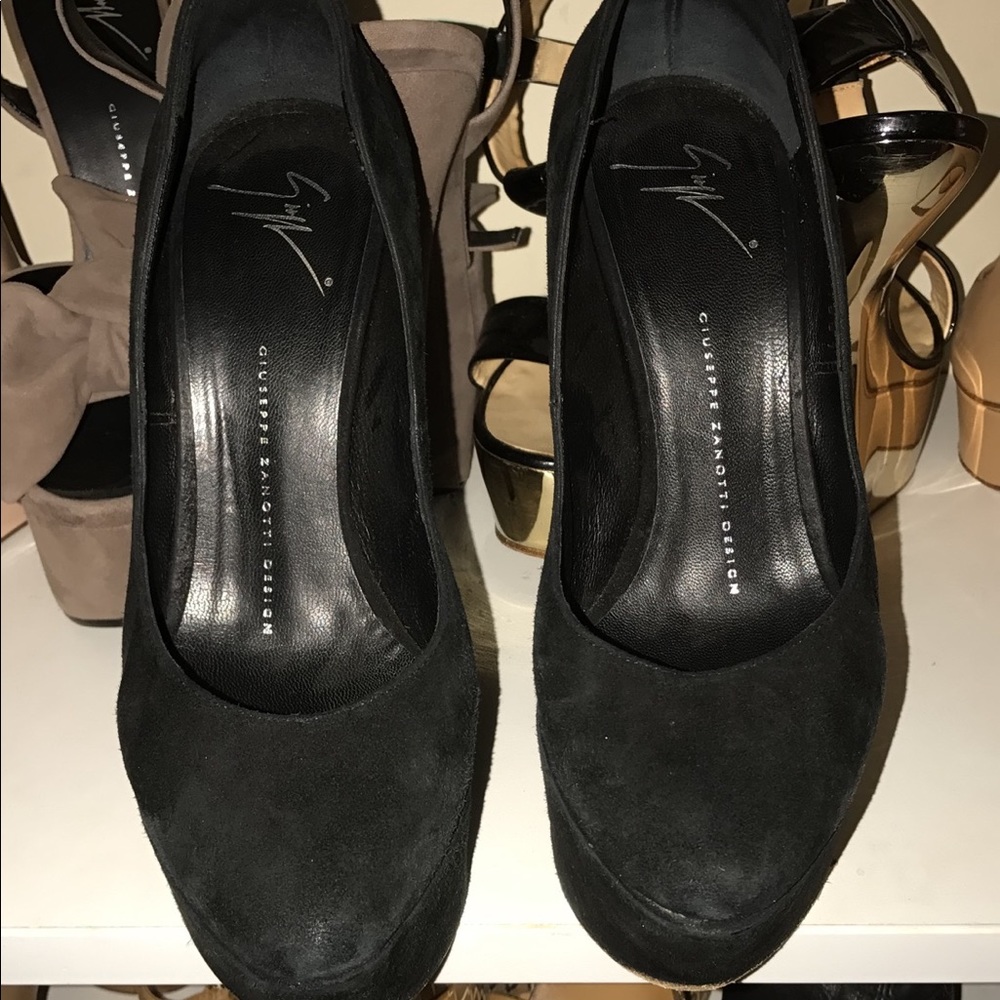 Suede high wedge - Picture 3 of 3